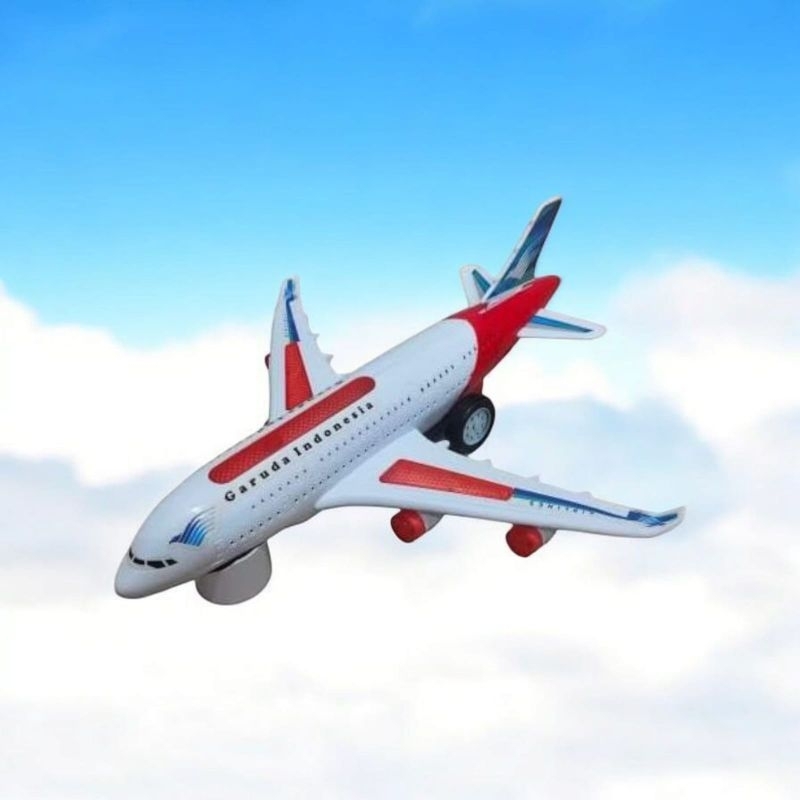 BYBO 940 mainan anak pesawat suara lampu putar putar BP66