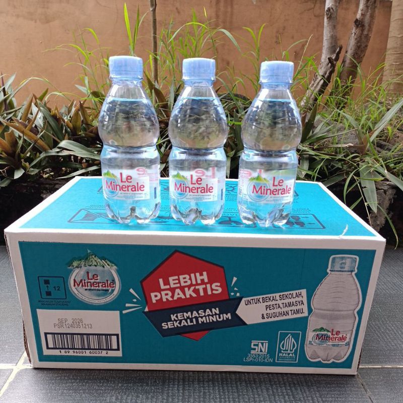 

⚡ INSTAN ⚡ LE MINERALE BOTOL 330ML (1DUS)-100%ORIGINAL