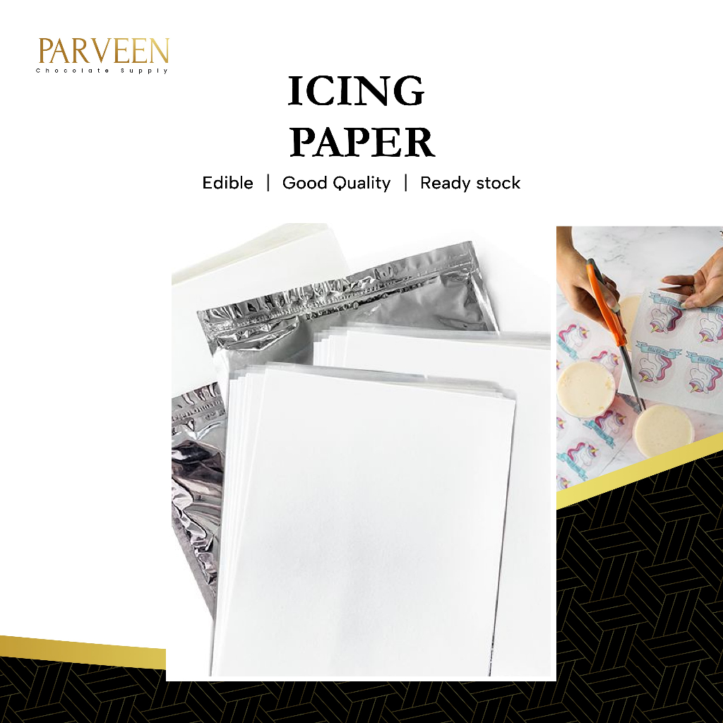 Kertas Edible Icing Paper | Sugar Paper | Icing Sugar | Icing Sheets | Sugar Paste Sheets | Sugar Ic