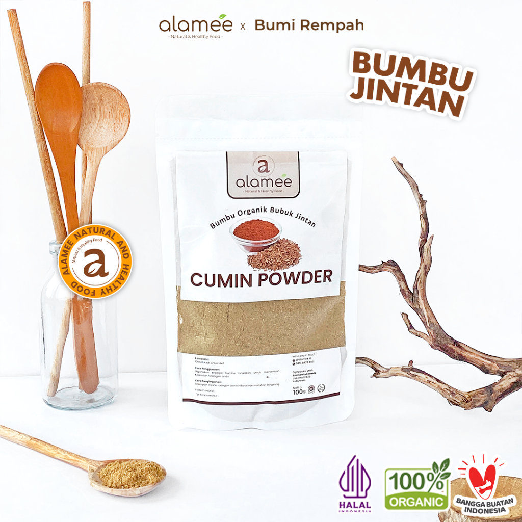 

ALAMEE Bumbu Dapur Jintan Bubuk Cumin Powder Bumbu Dapur Instan Jinten Ground Caraway Rempah Masak