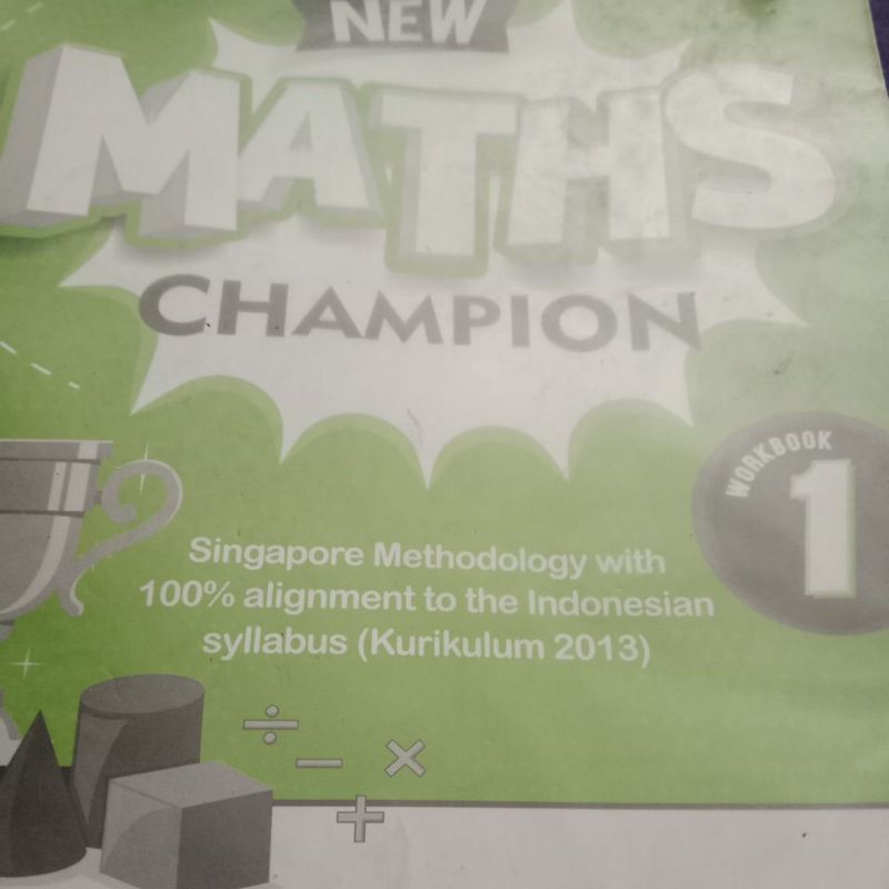 new maths Champion workbook 1
