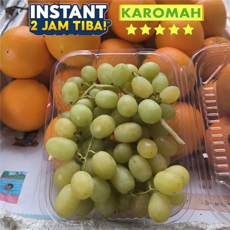 

ANGGUR HIJAU [AUS] SEEDLES 500 GR MANIS NO BIJI BUAH FRESH ANGGUR HIJAU AUSTRALIA