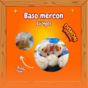 

Baso Sinarbahari Mercon isi 4 pcs + bumbu kuah