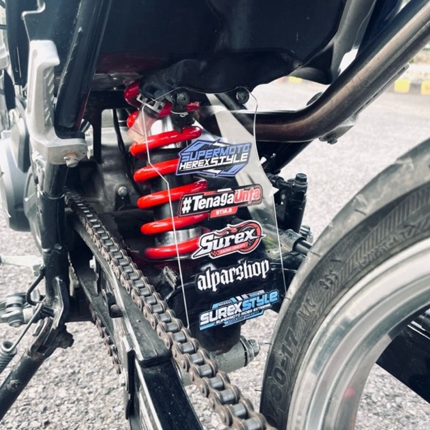 KODE T66C MUDFLAP CRF MIKA KOLONG CRF PELINDUNG LUMPUR SHOCK CRF MIKA AKRILIK PELINDUNG LUMPUR CRF