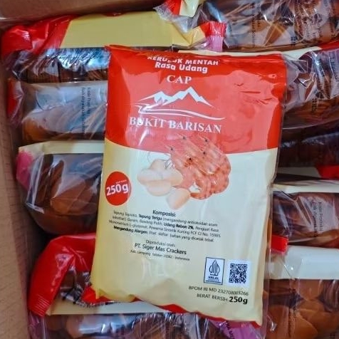 

Kerupuk Mentah Rasa Udang Cap Bukit Barisan 250 gram