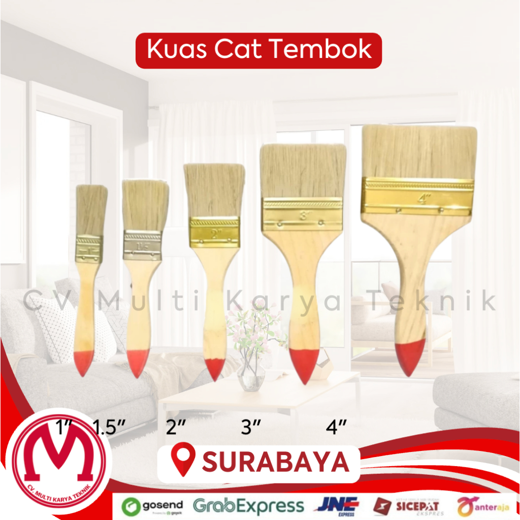 

Kuas Cat Dinding Minyak Halus
