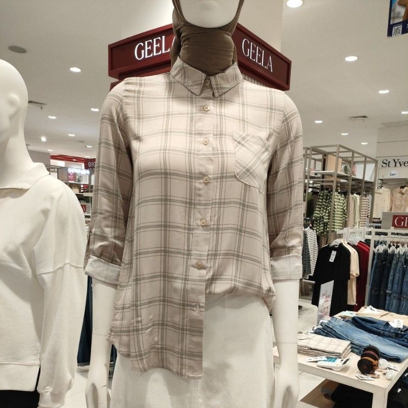 geela kemeja wanita lengan panjang.