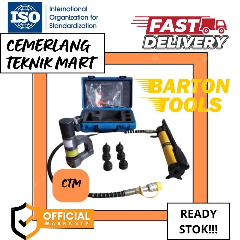 

Hydraulic Puncher Set SYD-32F BARTON Punch Hidrolik 16-32mm x 2.5mm