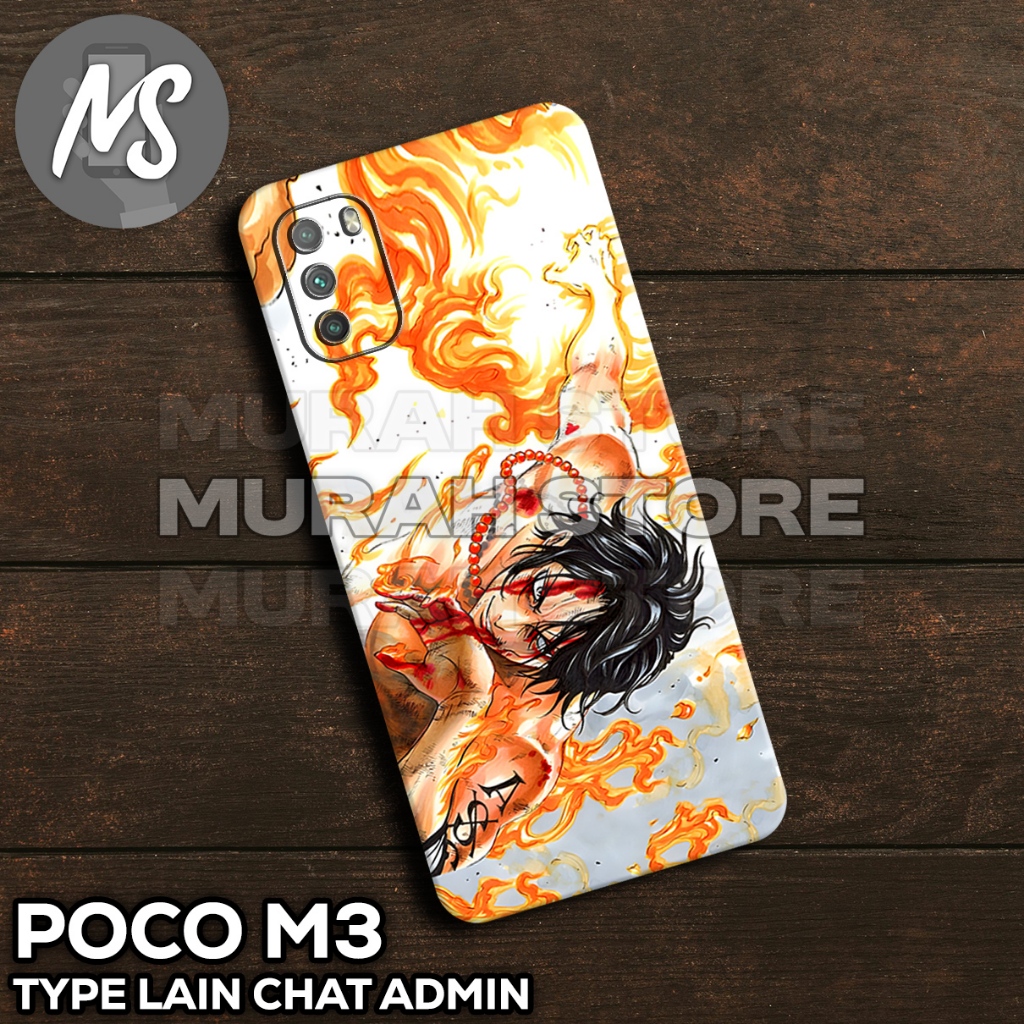 Softcase karet POCO  M3 /MS3/motif Anime/case POCO M3/casing POCO M3 /silikon
