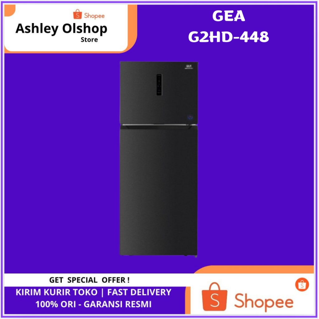 Kulkas Inverter Compressor GEA 448 Liter Kulkas GEA G2HD-448 Total No Frost 2 Pintu
