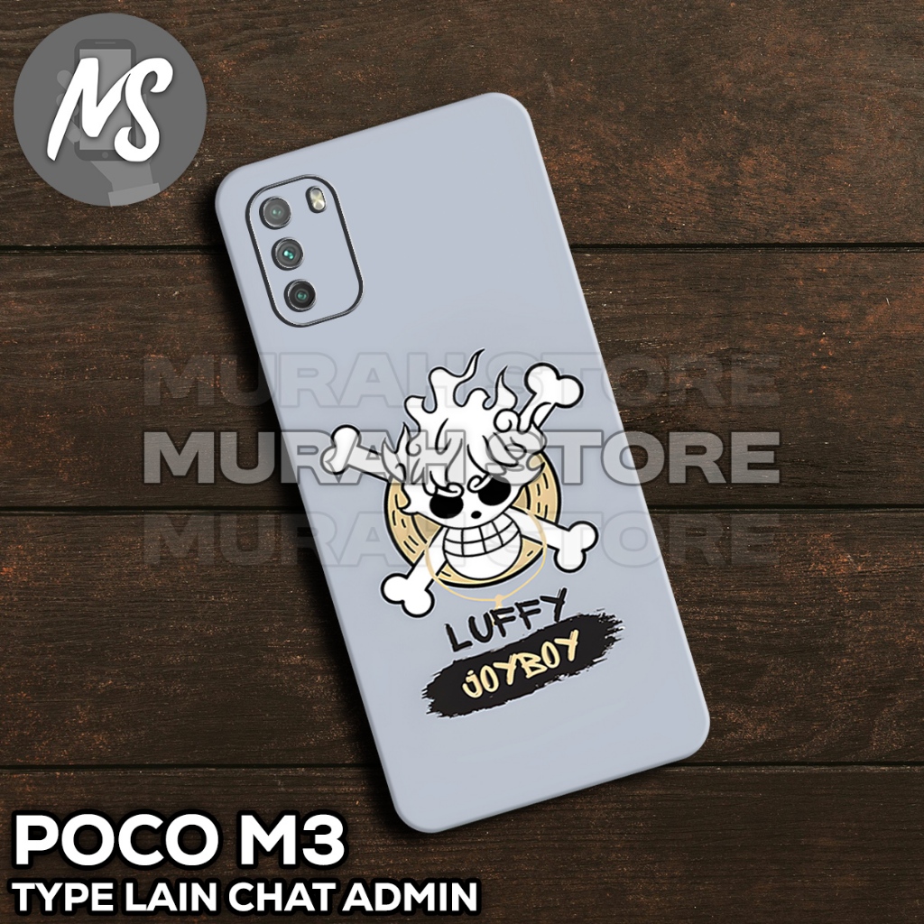 Softcase karet POCO  M3 /MS6/motif Anime/case POCO M3/casing POCO M3 /silikon