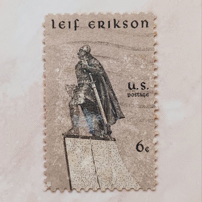 

(AA) Perangko Amerika Serikat 1968 Leif Erikson Commemoration 6 cent Used