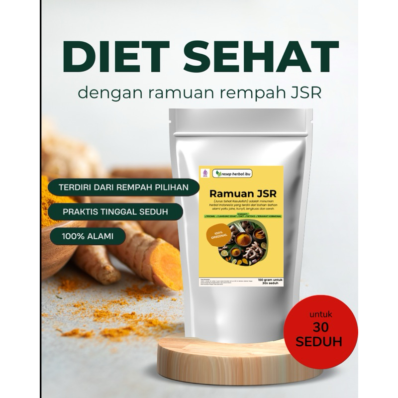 

Diet Sehat JSR - Ramuan Rempah - Rempah JSR - Rempah Seduh JSR - Serbuk kunyit jahe lengkuas sereh