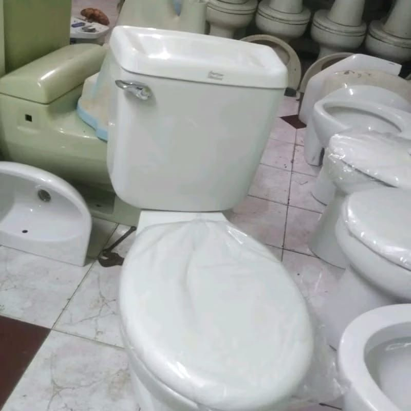 CLOSET DUDUK AMERICA STANDAR HENDEL DEPAN|CLOSET DUDUK MEREK AMERICA STANDAR