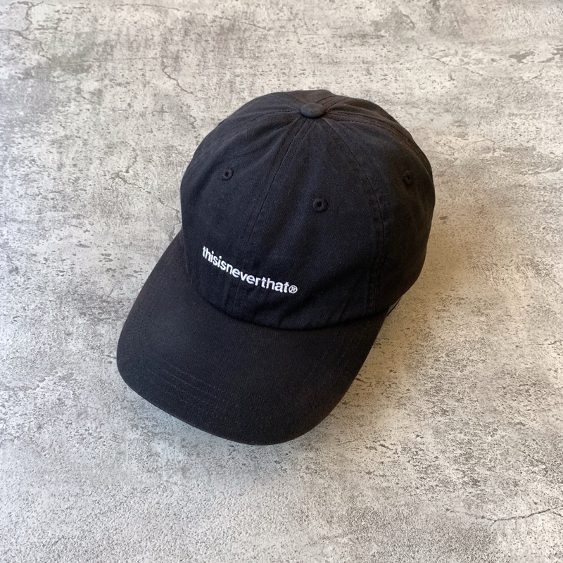 TOPI THISISNEVERTHAT T-LOGO CAP BLACK