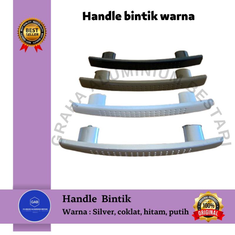 Handle Bintik warna / Handle lemari/Handle laci/handle pintu Plastik
