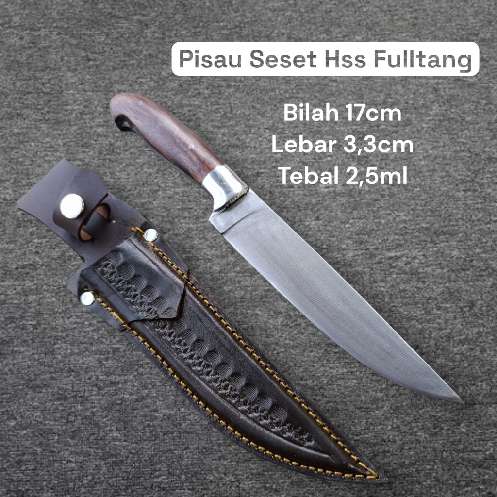 Pisau Seset - Skinner Hss Fulltang Bilah 17cm