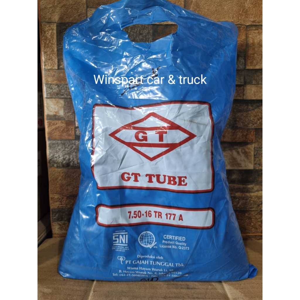 Ban Dalam GT Truk Ukuran 7.50-16 GAJAH TUNGGAL R16 Ring 16