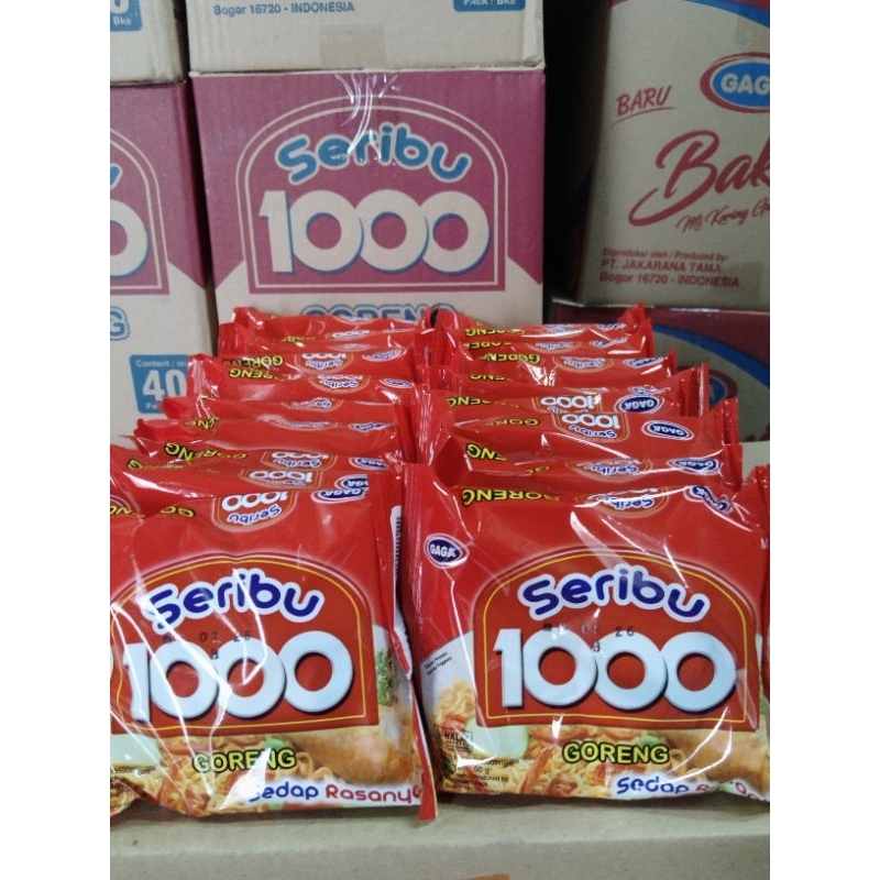 

GAGA Mie 1000 Goreng 50gr - 20Pcs
