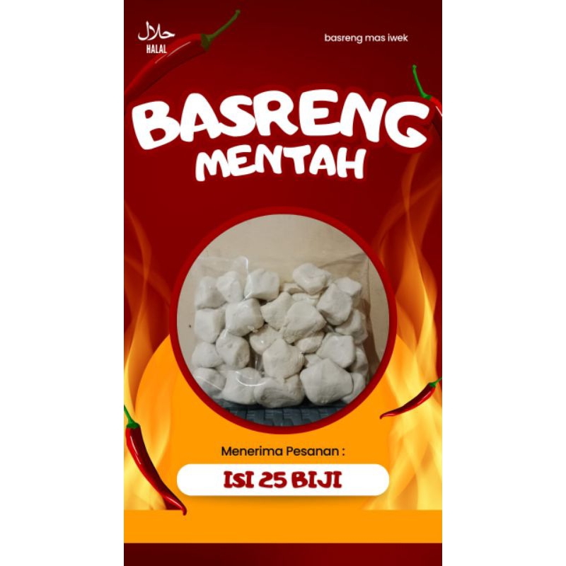 

PABRIK BASRENG" ISI 25 BIJI