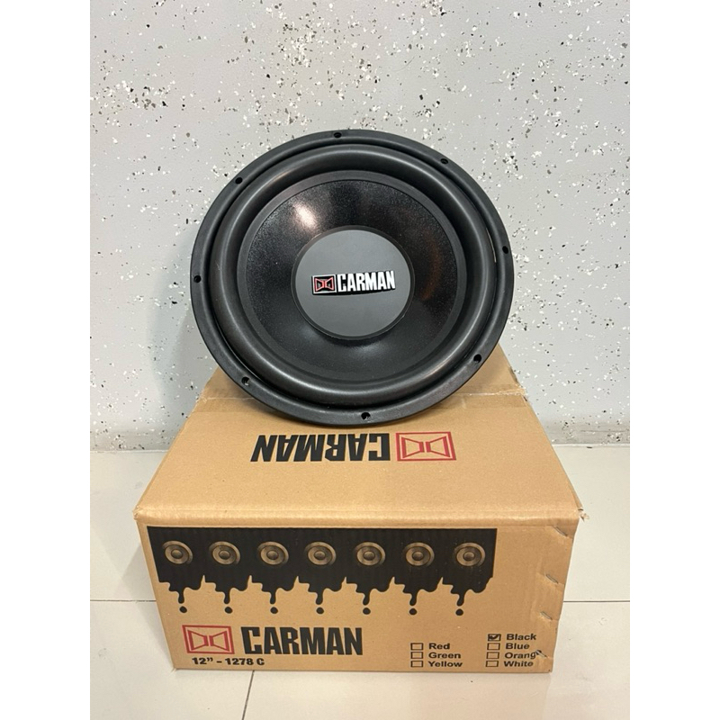 subwoofer speaker Carman 12" CM 1278 12 inch 12 in 12inch double coil