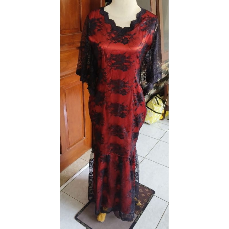 Dress Brokat Model Putri Duyung