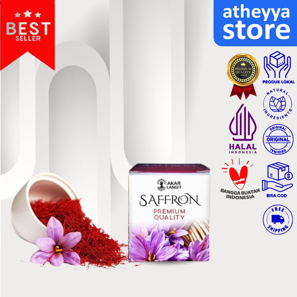 

Saffron | Safron 1gr Grade A++ Negin Asli Original Akarlangit