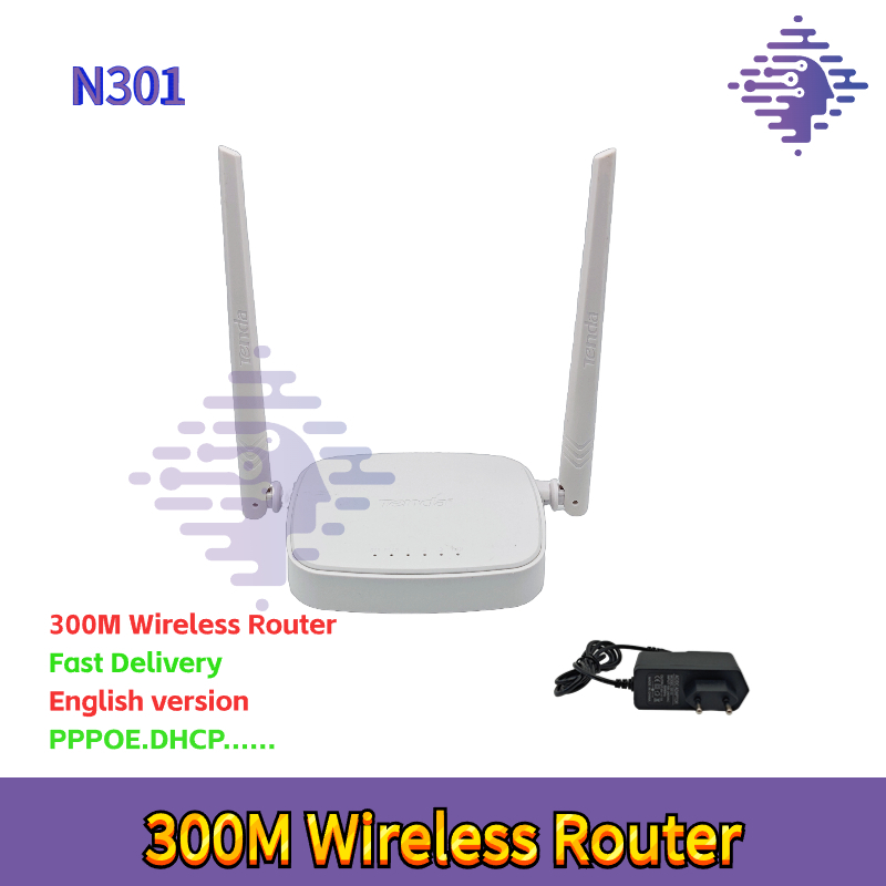 T2T New Brand ROUTER TENDA N301 N300 300M Wireless Router 4LAN (English Firmware Version) RBU