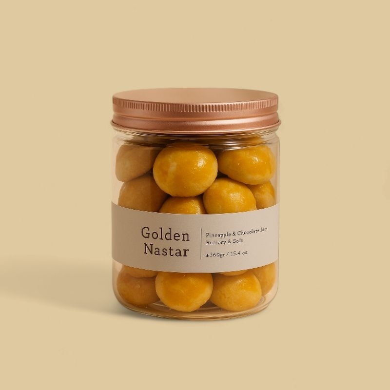 

Golden Nastar Premium – Kue Kering Isi Nanas & Coklat Lembut & Lumer