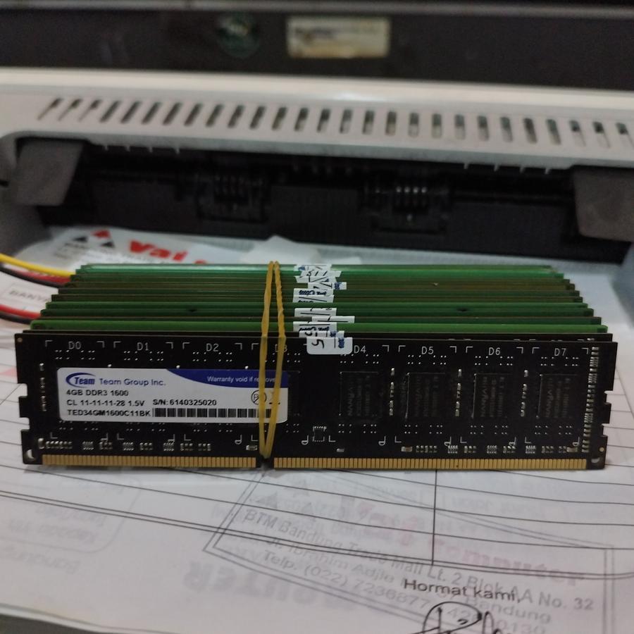 ram ddr 3 8gb normal no minus bekas garansi 1 minggu