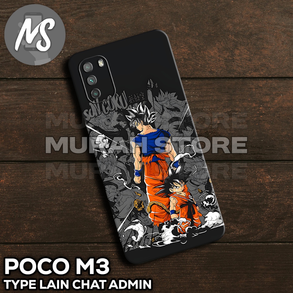 Softcase karet POCO  M3 /MS12/motif Anime/case POCO M3/casing POCO M3 /silikon