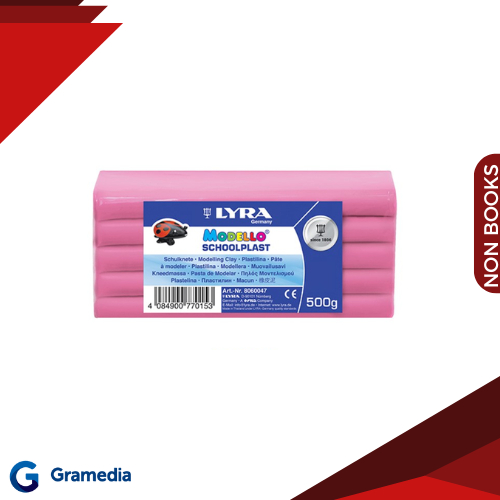 

Gramedia Medan - LYRA MODELLING clay 500g pink