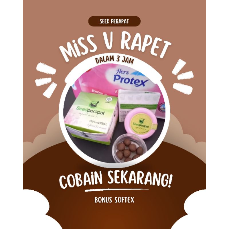 Manjakani Obat Rapet Kewanitaan Miss V Perawan Seed Perapat Paket Isi 6 Butir Penyembuhan