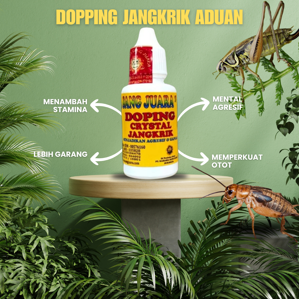 SUPLEMEN DOPING CRYSTAL JANGKRIK ADUAN 30 ML