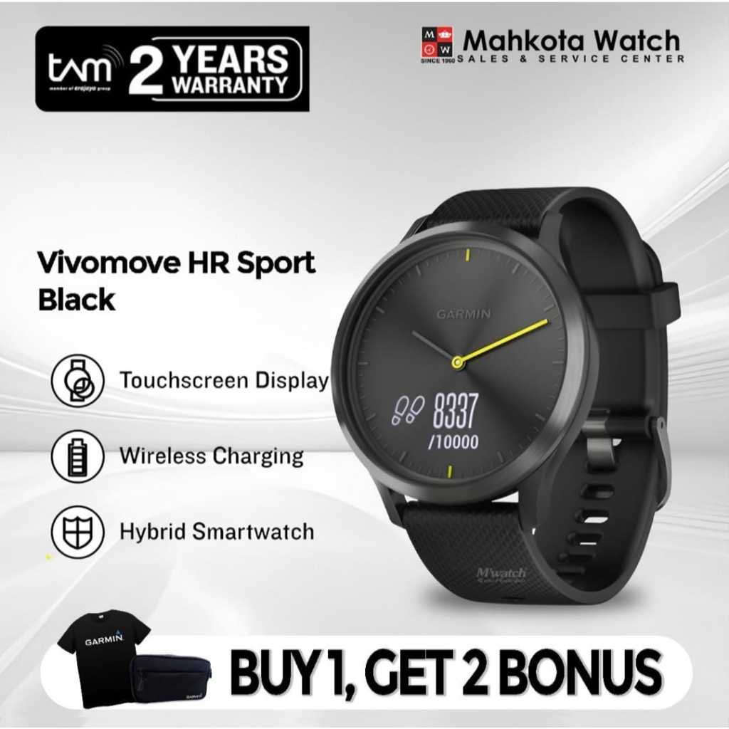JAM  TANGAN PRIA GARMIN VIVOMOVE HR ORIGINAL