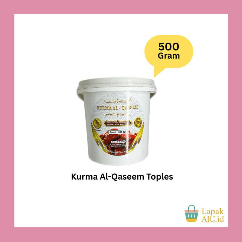 

Kurma Al-Qaseem 500 gram 100% original Cemilan