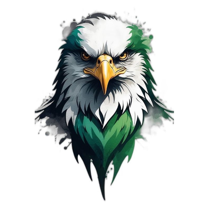 

stiker 3D elang keren, stiker print sudah di cutting, size 15 x 20 cm, anti air