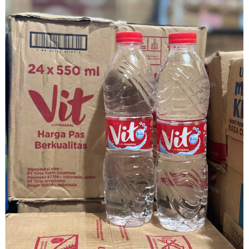 

Vir air mineral 550ml 1 karton isi 14