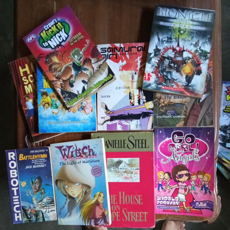 Buku Novel Import Cabutan Bahasa Inggris Jadul