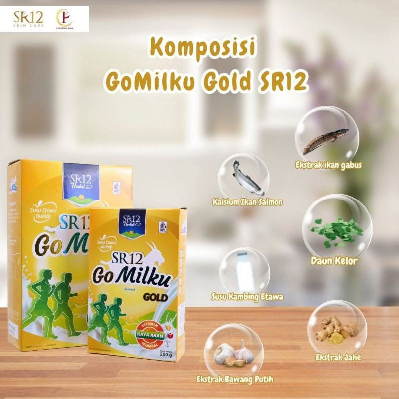 

SR12 GO MILKU GOLD 200 GRAM SUSU KAMBING ETAWA TANPA GULA BPOM HALAL