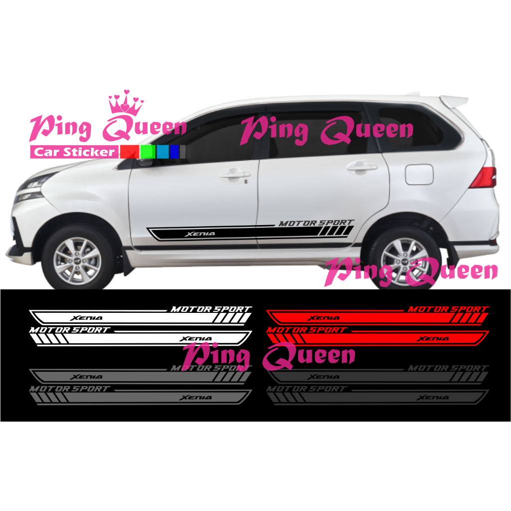 Sticker stiker mobil xenia cutting sticker mobil daihatsu xenia sticker mobil terbaru