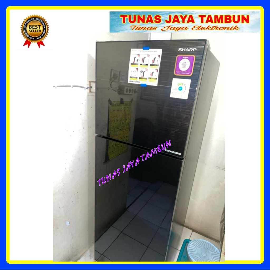 KULKAS SHARP SJ 326 XI-MK / KULKAS SHARP 2 PINTU INVERTER SJ 326 XI-MK / SHARP SJ 326 XI-MK