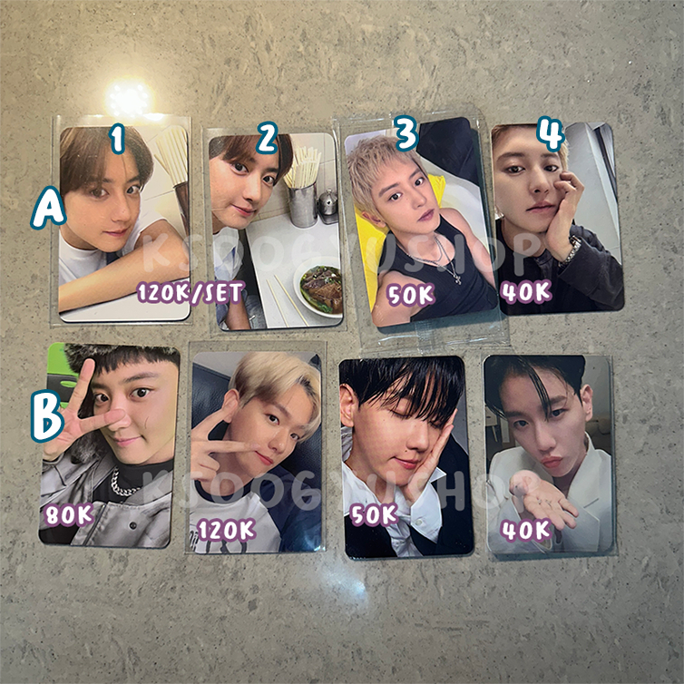 [CLEARANCE SALE/UNDERPRICE] EXO Chanyeol Baekhyun Pineapple Slice Hello World Blackout Official PC P