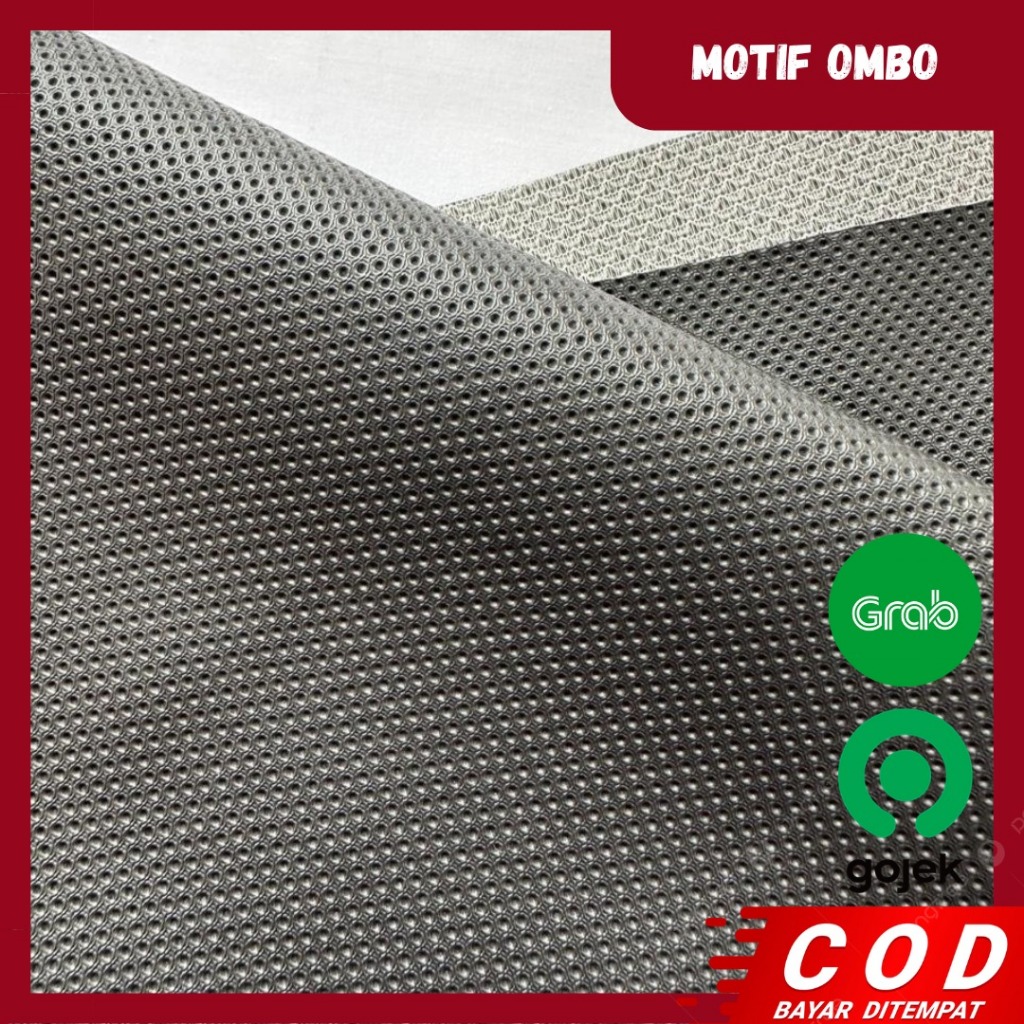 Kulit Motif Tupai Hitam Ombo Ukuran 46 x 90 cm Tebal 0.7 mm Bahan Premium Untuk Semua Jok Motor