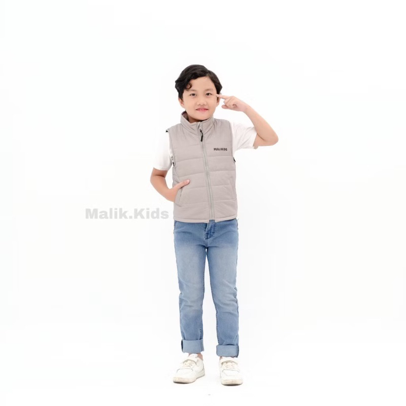 Jaket Rompi vest tebal kembung untuk anak / jaket winter tebal anak / jaket rompi vest keren anak