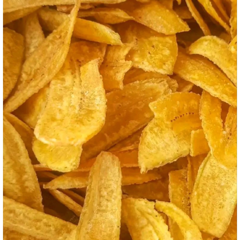 

keripik pisang tanduk asin gurih dan renyah