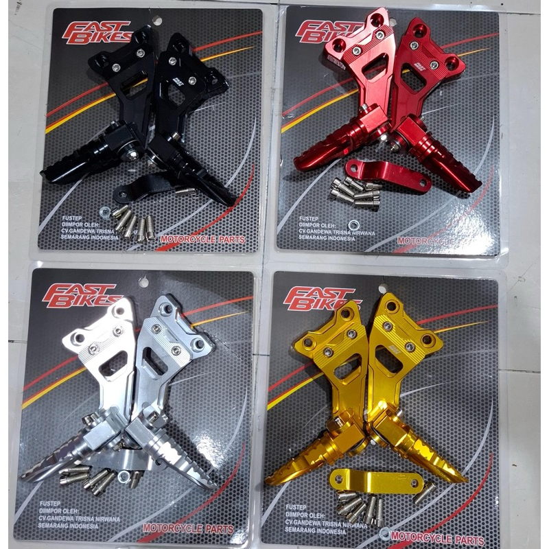 Step gantung satria fu cnc robot / step belakang satria fu cnc / pijakan kaki belakang satria fu