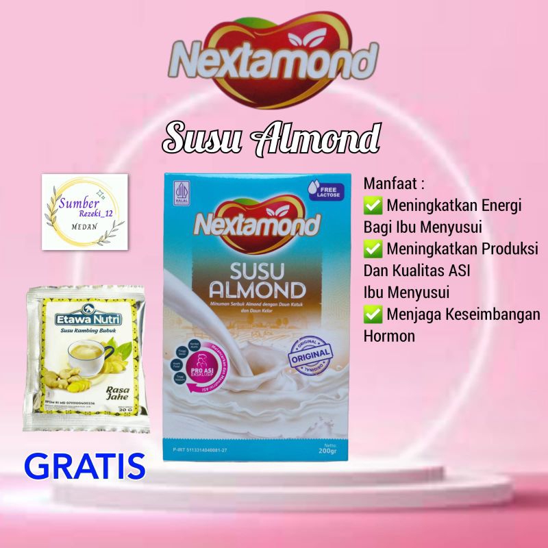 

Nextamond Susu Ekstra Almond Pelancar ASI Booster Asi