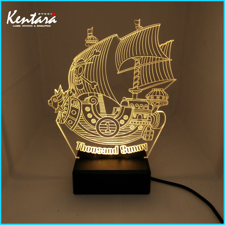 Lampu Akrilik Thousand Sunny