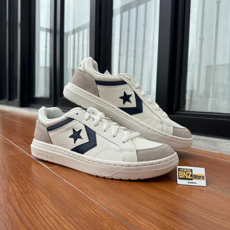 Sepatu Sneakers Unisex Converse Pro Blaze Classic Retro 90s Beige/Navy/Egret